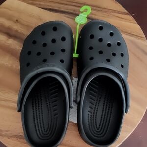 CROCS Black Water Shoes Men size 5 women size 7